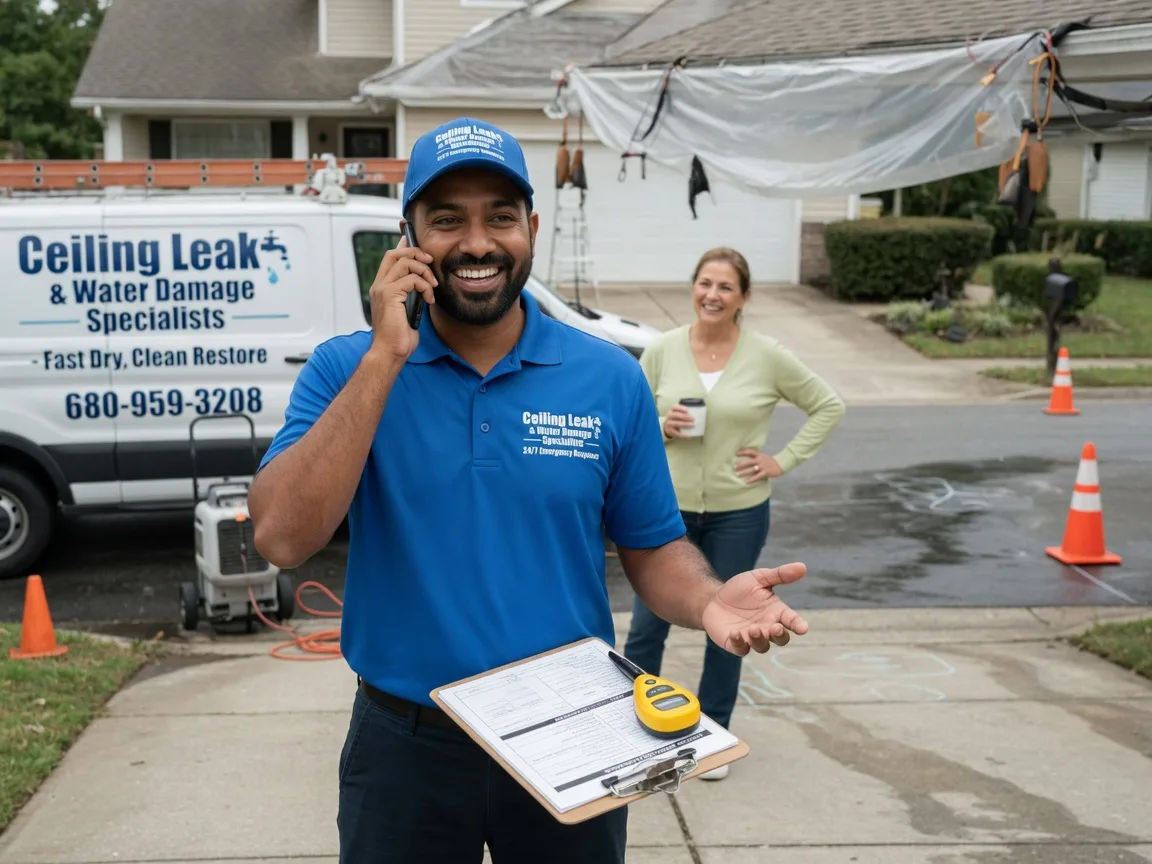 Ceiling Leak Cleanup Delaplaine, AR FAQs